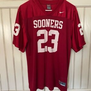 Nike Red Sooners Jersey